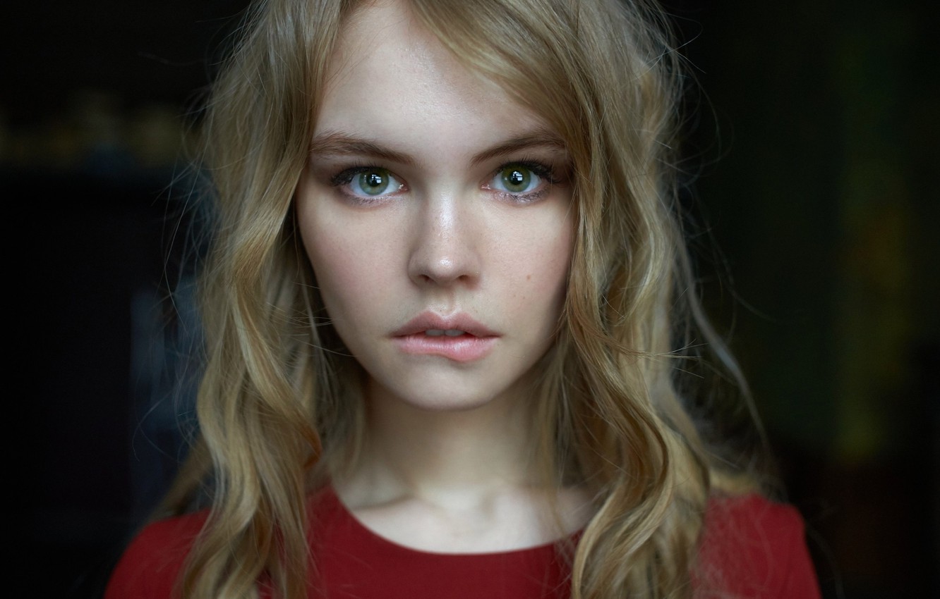 biting her lip